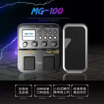 NUX MG-100 MG100 Modeling Guitar Processor Guitar Effect Pedal Drum Tuner Recorder Multi-function With Guitar Modeling Processor
NUX MG-100 MG100 Modeling Guitar Processor Guitar Effect Pedal Drum Tuner Recorder Multi-function With Guitar Modeling Processor