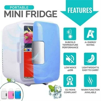 Mini 4L Cooling and Heating Refrigerator Cosmetic Makeup Friger Dual-Use for Home Room Car Car Styling
Mini 4L Cooling and Heating Refrigerator Cosmetic Makeup Friger Dual-Use for Home Room Car Car Styling