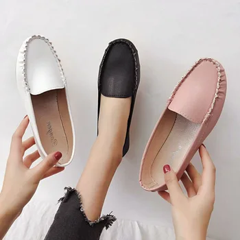 Woman Flats Shallow Shoes Women Espadrilles Grandmother Shoes White Slip on Flat Shoes Black Loafers Casual Shoes Zapatos Mujer
Woman Flats Shallow Shoes Women Espadrilles Grandmother Shoes White Slip on Flat Shoes Black Loafers Casual Shoes Zapatos Mujer