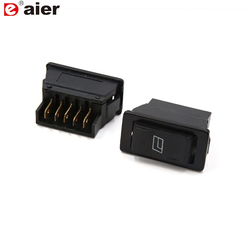 2PCS DC12V 20A 5-pin DPDT Window Switch Universal Car Power Electric Window Button Switch Built-in Green Lighting Indicator
2PCS DC12V 20A 5-pin DPDT Window Switch Universal Car Power Electric Window Button Switch Built-in Green Lighting Indicator
