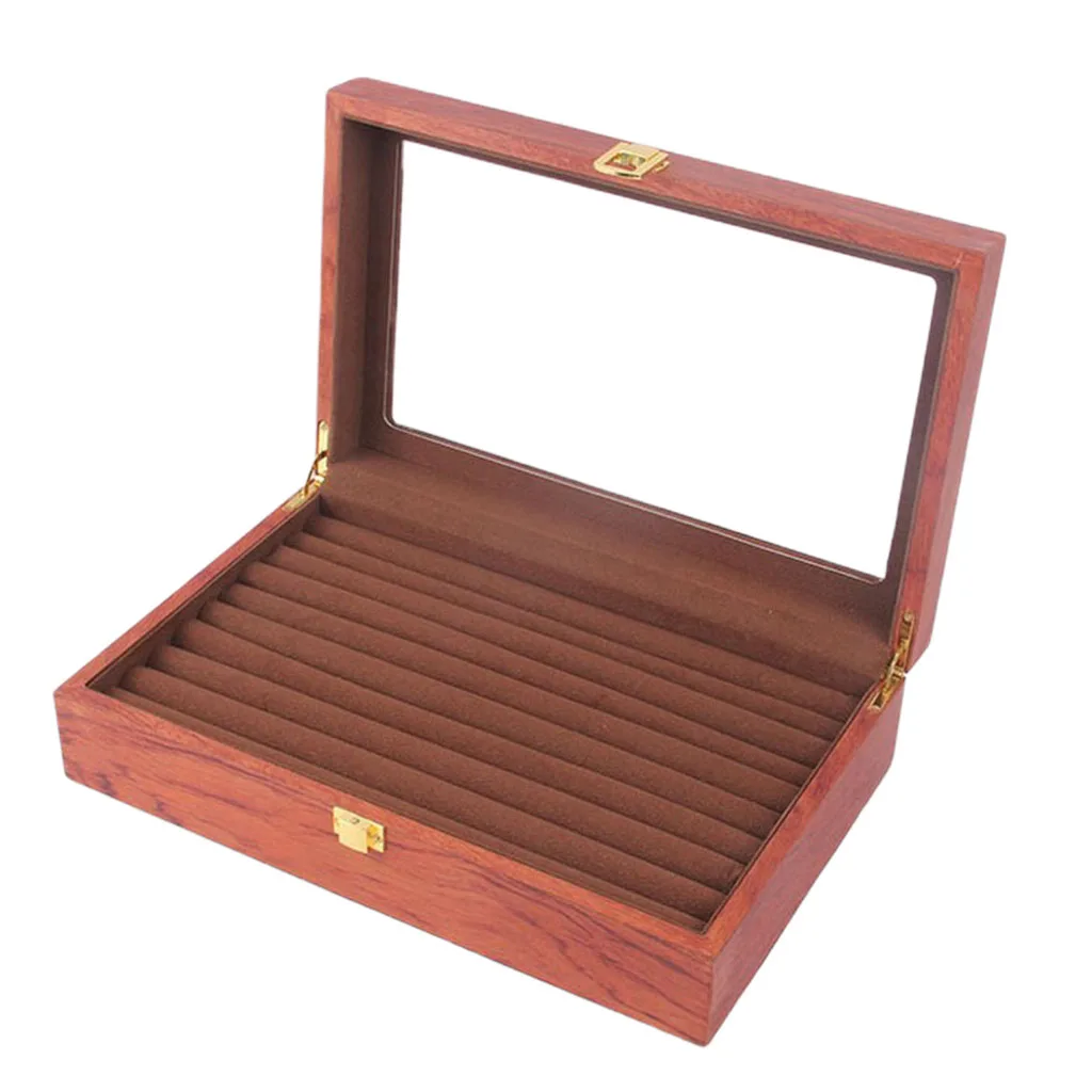 Luxury Wooden 9 Slots Ring Box Tray Jewelry Collection Display Storage Organizer
Luxury Wooden 9 Slots Ring Box Tray Jewelry Collection Display Storage Organizer