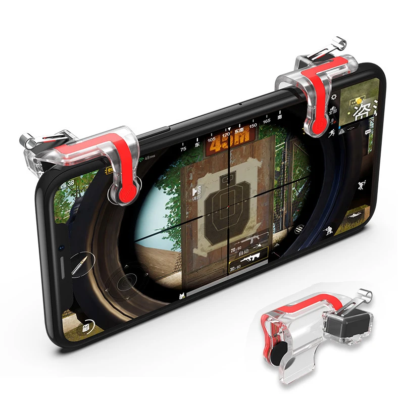 MN PUBG Game Controller Gamepad Joystick L1 R1 Portable Trigger Free Fire Shooting Gamepad For iPhone Android Mobile Phone
MN PUBG Game Controller Gamepad Joystick L1 R1 Portable Trigger Free Fire Shooting Gamepad For iPhone Android Mobile Phone