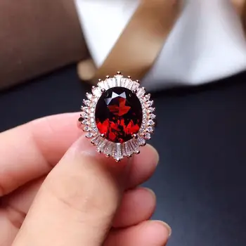 xinyipeng 5 carat real natural garnet ring 925 sterling silver gold plated fine wedding jewelry for women 
xinyipeng 5 carat real natural garnet ring 925 sterling silver gold plated fine wedding jewelry for women
