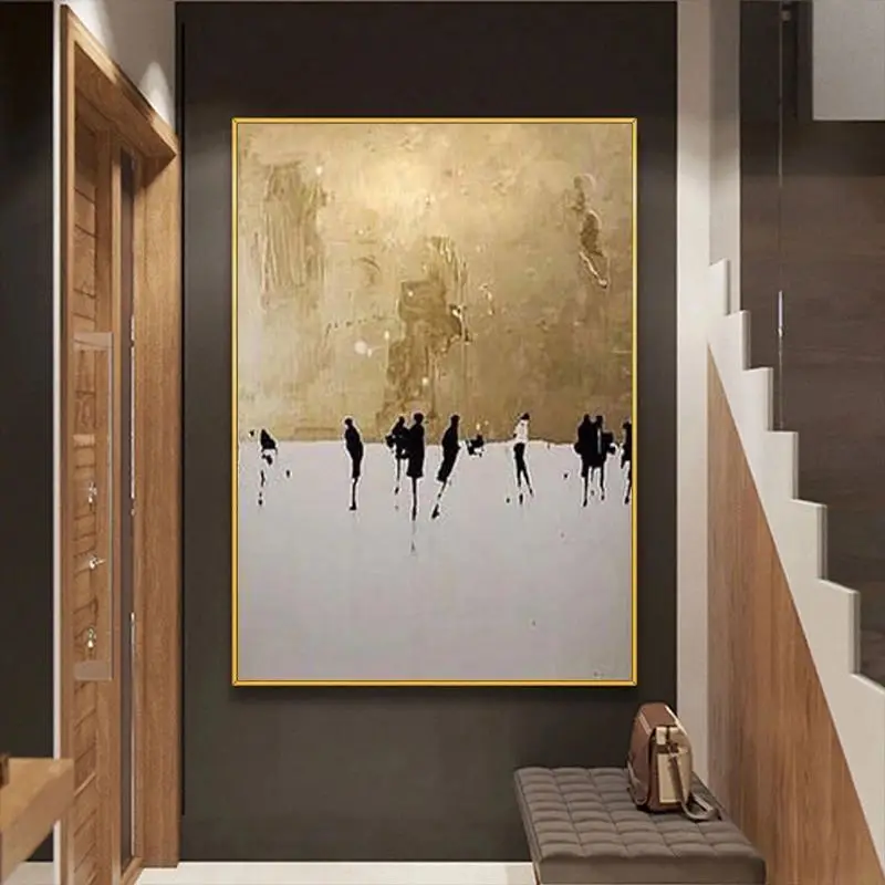 Home Decoration wall paintings 100% Hand painted Modern Abstract canvas Paintings Abstract gold Oil Painting picture Living Room
Home Decoration wall paintings 100% Hand painted Modern Abstract canvas Paintings Abstract gold Oil Painting picture Living Room