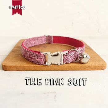 100pcs/lot MUTTCO wholesale cat leash for small medium cats THE PINK SUIT handmade flexible pet collar UCC070
100pcs/lot MUTTCO wholesale cat leash for small medium cats THE PINK SUIT handmade flexible pet collar UCC070