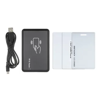 125KHz & 13.56MHz USB Proximity&Contactless Smart RFID Card Reader Dual Frequency Programmable Desktop Card Reader for MIFARE EM
125KHz & 13.56MHz USB Proximity&Contactless Smart RFID Card Reader Dual Frequency Programmable Desktop Card Reader for MIFARE EM