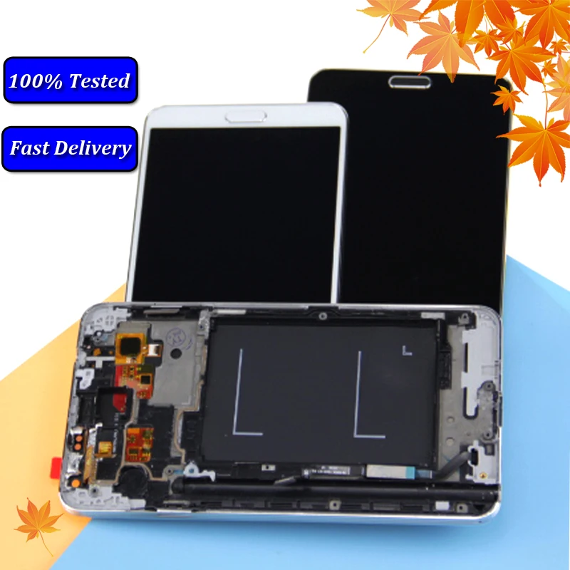 For Samsung Galaxy Note 3 N900 N9005 N900A N900V LCD Display Touch Screen Digitizer Assembly With Frame
For Samsung Galaxy Note 3 N900 N9005 N900A N900V LCD Display Touch Screen Digitizer Assembly With Frame