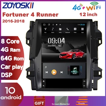 ZOYOSKII Android 12.1 inch vertical screen Tesla style CAR radio GPS navigation player for Fortuner 4 Runner 2016 2017 2018
ZOYOSKII Android 12.1 inch vertical screen Tesla style CAR radio GPS navigation player for Fortuner 4 Runner 2016 2017 2018