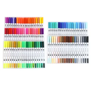 100 Color Professional Felt Tip Art Marker Pen Watercolor Markers for Drawing Painting Set Calligraphy Sketching School Supplies
100 Color Professional Felt Tip Art Marker Pen Watercolor Markers for Drawing Painting Set Calligraphy Sketching School Supplies