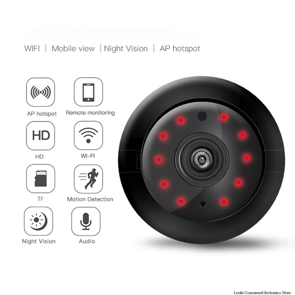 Wifi IP Camera Wireless Night Vision Smart Wireless Wifi Network Surveillance Camera Ring Alarm + Mobile Phone Push Camera
Wifi IP Camera Wireless Night Vision Smart Wireless Wifi Network Surveillance Camera Ring Alarm + Mobile Phone Push Camera