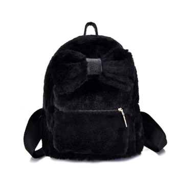 2020 Fashion Women Girls Faux Rabbit Fur Backpack Solid Color Leisure School Bag Outdoor Travel Rucksack Cute Bowknot Satchel
2020 Fashion Women Girls Faux Rabbit Fur Backpack Solid Color Leisure School Bag Outdoor Travel Rucksack Cute Bowknot Satchel