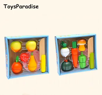 New Arrival Simulation Vegetable / Fruit Cutting Set Wooden Toys For Kids Food Kitchen Toys Educational Birthday Gift Preschool
New Arrival Simulation Vegetable / Fruit Cutting Set Wooden Toys For Kids Food Kitchen Toys Educational Birthday Gift Preschool