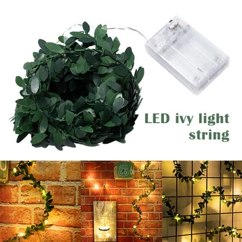 Newly LED Simulation Rattan String Lights Christmas Light String Simulated Green Leaf Copper Wire Lights
Newly LED Simulation Rattan String Lights Christmas Light String Simulated Green Leaf Copper Wire Lights