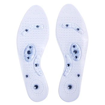1 Pair Foot Pad Non-Slip Comfort Gel Insole Elastic Transparent Silicone Massage Relaxation Effective Pain Relief Magnet Therapy
1 Pair Foot Pad Non-Slip Comfort Gel Insole Elastic Transparent Silicone Massage Relaxation Effective Pain Relief Magnet Therapy