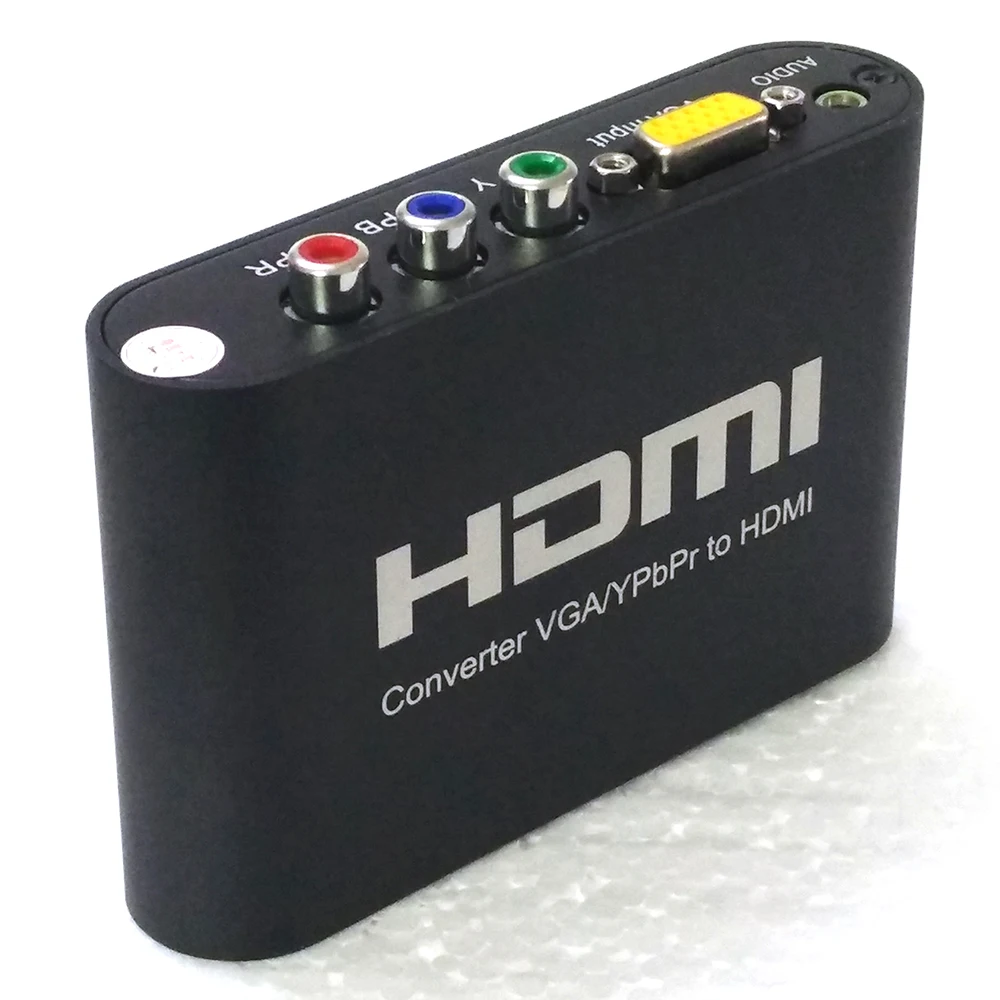 Charmvision CVY2H VGA YPbPr to HDMI Converter with HDDB 15PIN VGA Y Pb Pr 3.5mm stereo Audio RGB convert HDMI 720P 1080P switch
Charmvision CVY2H VGA YPbPr to HDMI Converter with HDDB 15PIN VGA Y Pb Pr 3.5mm stereo Audio RGB convert HDMI 720P 1080P switch
