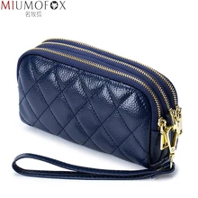 Genuine Leather Wallet Women Brand Handbag 3 Layers Zipper Wristlet Bag Big Capacity Ladies Clutch Coin Purse Mobile Phone Bags
Genuine Leather Wallet Women Brand Handbag 3 Layers Zipper Wristlet Bag Big Capacity Ladies Clutch Coin Purse Mobile Phone Bags