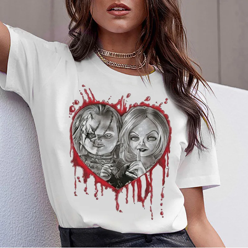 chucky Horror High Quality cool women new t shirt streetwear ulzzang tee shirts t-shirt fashion female femme new tshirt top 
chucky Horror High Quality cool women new t shirt streetwear ulzzang tee shirts t-shirt fashion female femme new tshirt top