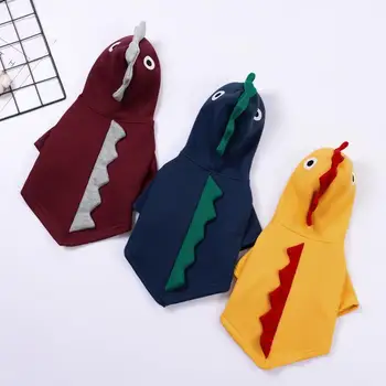 Free shipping dog clothes cotton lining soft nap warm dog coat little dinosaur pet hoodie dropshipping 
Free shipping dog clothes cotton lining soft nap warm dog coat little dinosaur pet hoodie dropshipping