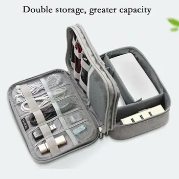 Travel Storage Bag Kit Data Cable U Disk Power Bank Electronic Accessories Digital Gadget Devices Divider Organizer Containers
Travel Storage Bag Kit Data Cable U Disk Power Bank Electronic Accessories Digital Gadget Devices Divider Organizer Containers