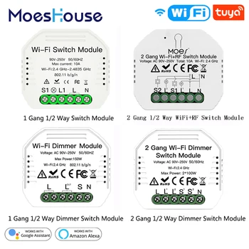 1/2 Way 1/2 Gang Mini WiFi Smart Light Switch Relay Module Smart Life Tuya Wireless Remote Control Work with Alexa Google Home
1/2 Way 1/2 Gang Mini WiFi Smart Light Switch Relay Module Smart Life Tuya Wireless Remote Control Work with Alexa Google Home