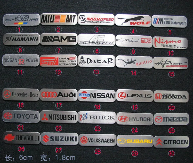 Fashionable Korean version of super cool brushed modified special car logo/car sticker
Fashionable Korean version of super cool brushed modified special car logo/car sticker
