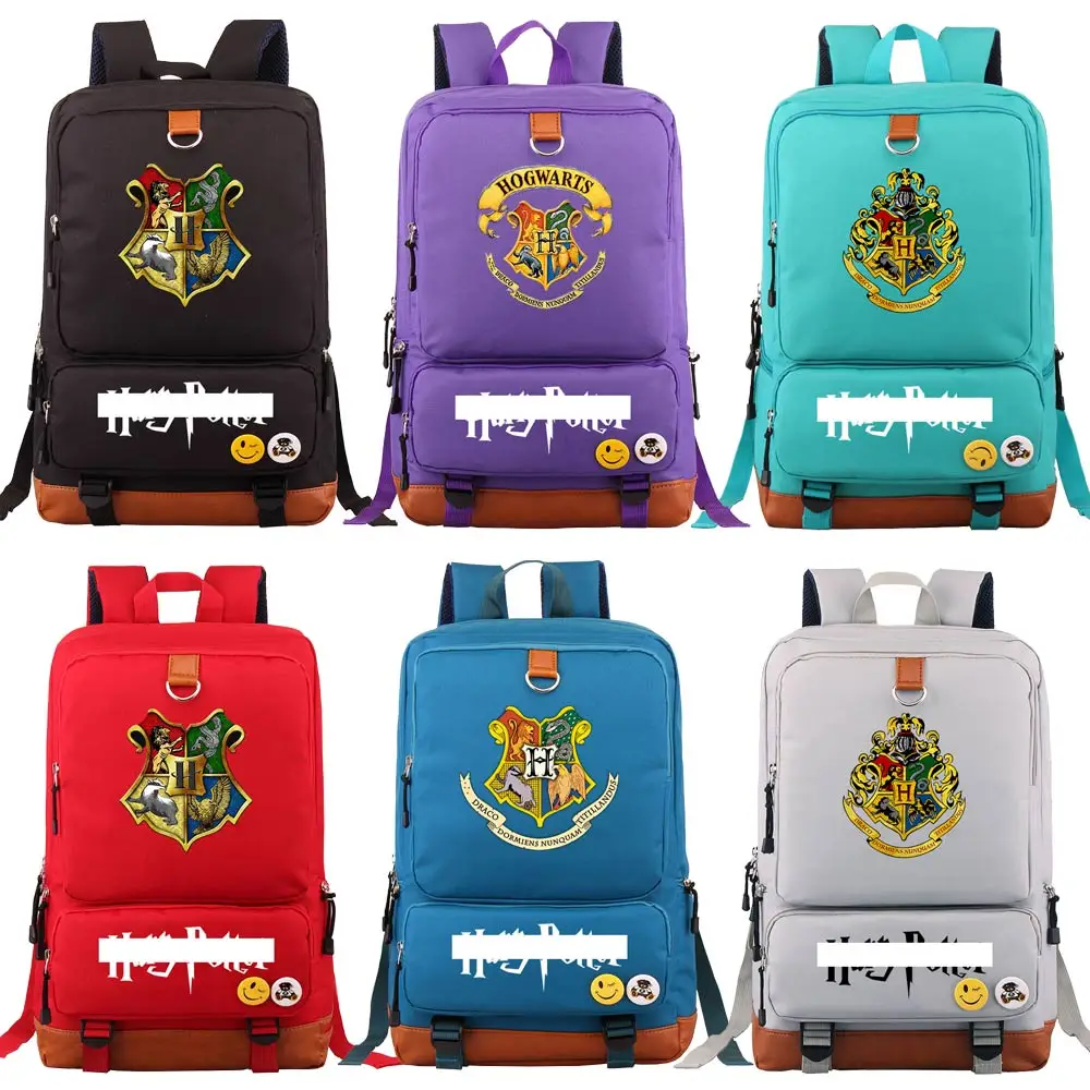 D0304 Fashion Magic Hogwarts Badge Boy Girl Book School bag Women Bagpack Teenagers Schoolbags Men Student Patchwork Backpack 
D0304 Fashion Magic Hogwarts Badge Boy Girl Book School bag Women Bagpack Teenagers Schoolbags Men Student Patchwork Backpack