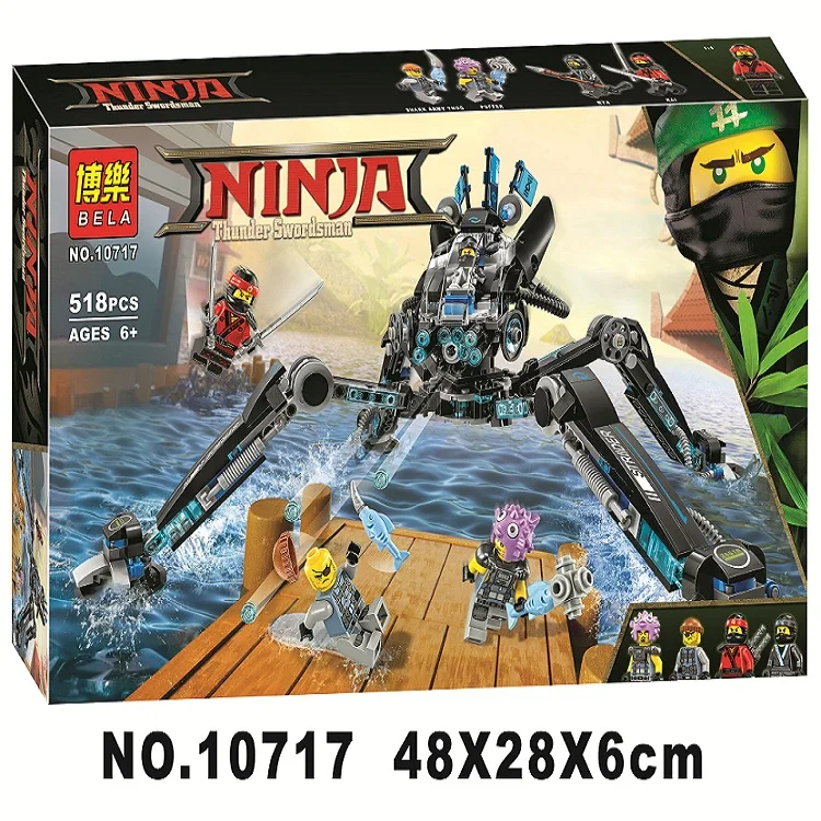 10717 Ninjagoing Movie Water Robot Walker Compatible with 70611 Ninja Nya Block Set Building Toy 518Pcs
10717 Ninjagoing Movie Water Robot Walker Compatible with 70611 Ninja Nya Block Set Building Toy 518Pcs