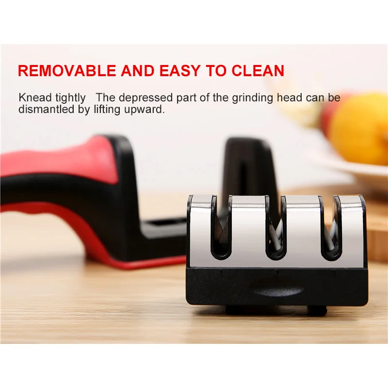 Knife Sharpener Portable 3-stage Whetstone Professional Whetstone Scissors And Sharpening Stainless Steel Blade Sharpening Tool
Knife Sharpener Portable 3-stage Whetstone Professional Whetstone Scissors And Sharpening Stainless Steel Blade Sharpening Tool