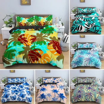 Tropical Leaves Psychedelic Duvet Cover Pillowcase Colorful Printed Single King Queen Bedding Sets 2/3pcs
Tropical Leaves Psychedelic Duvet Cover Pillowcase Colorful Printed Single King Queen Bedding Sets 2/3pcs