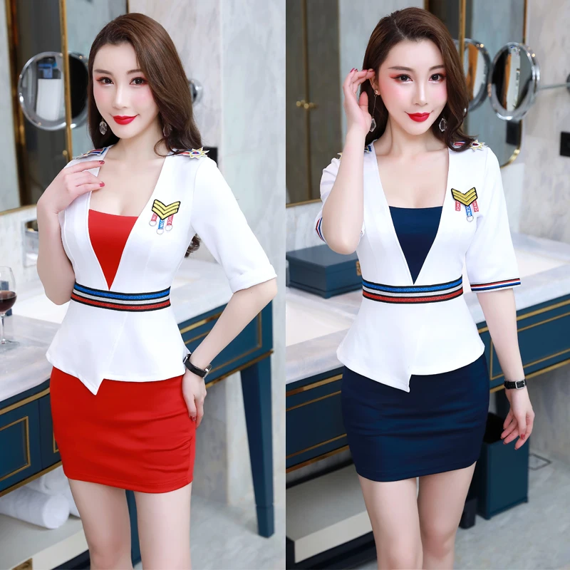 The new female beautician SPA hotel KTV overalls show thin suit sauna pedicure foot bath technician work clothes
The new female beautician SPA hotel KTV overalls show thin suit sauna pedicure foot bath technician work clothes