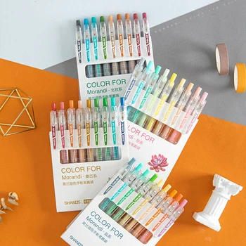 9 Colors Series Gel Pen Bullet Tip 0.55mm Refills Creative Colored Pen for Children Painting Graffiti Art Supply
9 Colors Series Gel Pen Bullet Tip 0.55mm Refills Creative Colored Pen for Children Painting Graffiti Art Supply