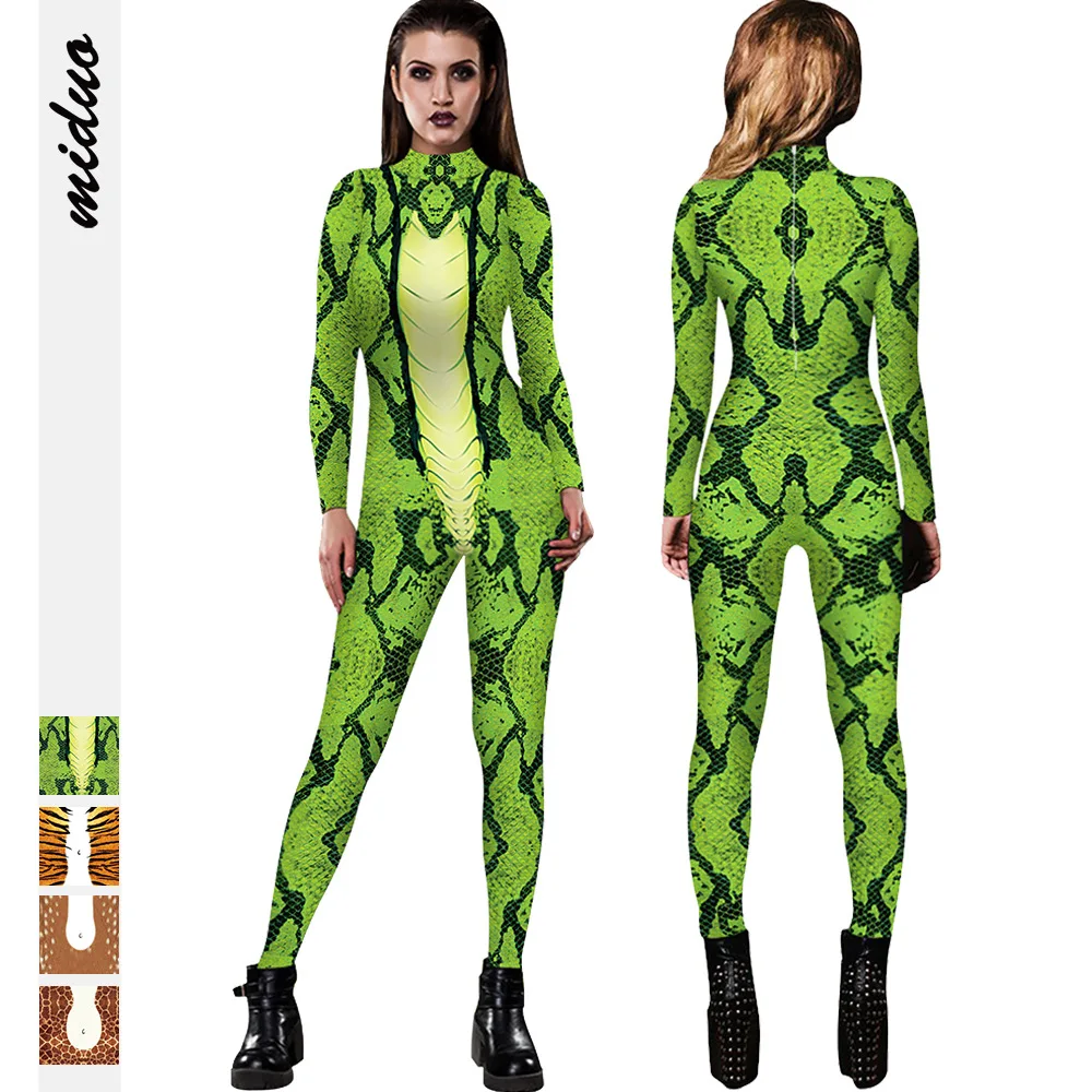 Popular Snakeskin Digital Printing Halloween Cosplay Costume Tight Long-Sleeved Actor Jumpsuit
Popular Snakeskin Digital Printing Halloween Cosplay Costume Tight Long-Sleeved Actor Jumpsuit