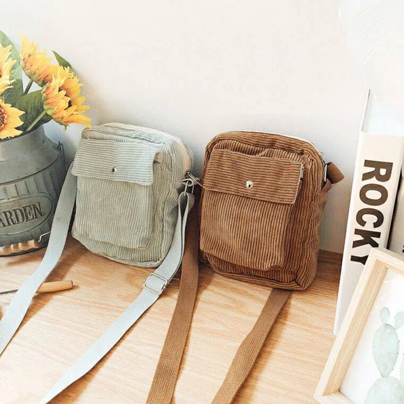2019 Winter Women Corduroy Flap Bag Female Canvas Zipper Shoulder & Crossbody Bag Preppy Style Phone Coin Money Bags For Girls
2019 Winter Women Corduroy Flap Bag Female Canvas Zipper Shoulder & Crossbody Bag Preppy Style Phone Coin Money Bags For Girls
