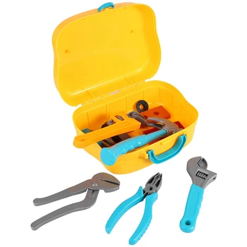 14Pcs Kids Portable Toolbox Toy Simulation Disassembly Repair Tool Set Pretend Play Toys Kit
14Pcs Kids Portable Toolbox Toy Simulation Disassembly Repair Tool Set Pretend Play Toys Kit