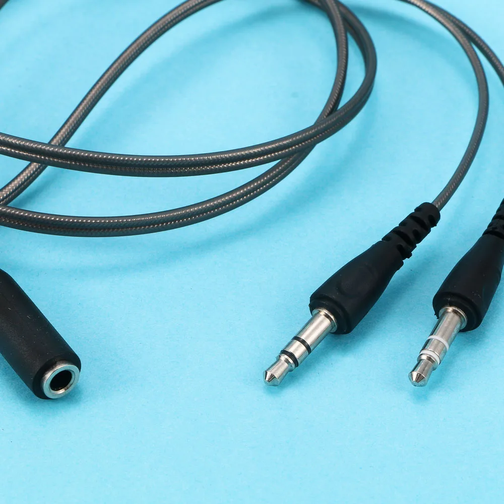 1M Splitter Headphone For Computer 3.5MM Female To 2 Male Mic Audio Y-Splitter Cable To PC Adapter Digital Cables
1M Splitter Headphone For Computer 3.5MM Female To 2 Male Mic Audio Y-Splitter Cable To PC Adapter Digital Cables