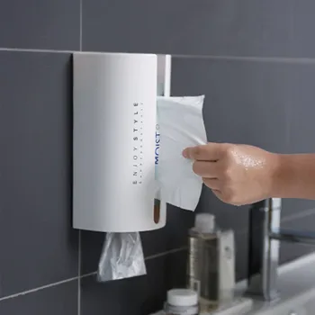 Kitchen Multifunctional Wall-mounted Tissue Box Shopping Plastic Multifunctional Tissue Box Napkin Holder Case Office Paper Box
Kitchen Multifunctional Wall-mounted Tissue Box Shopping Plastic Multifunctional Tissue Box Napkin Holder Case Office Paper Box