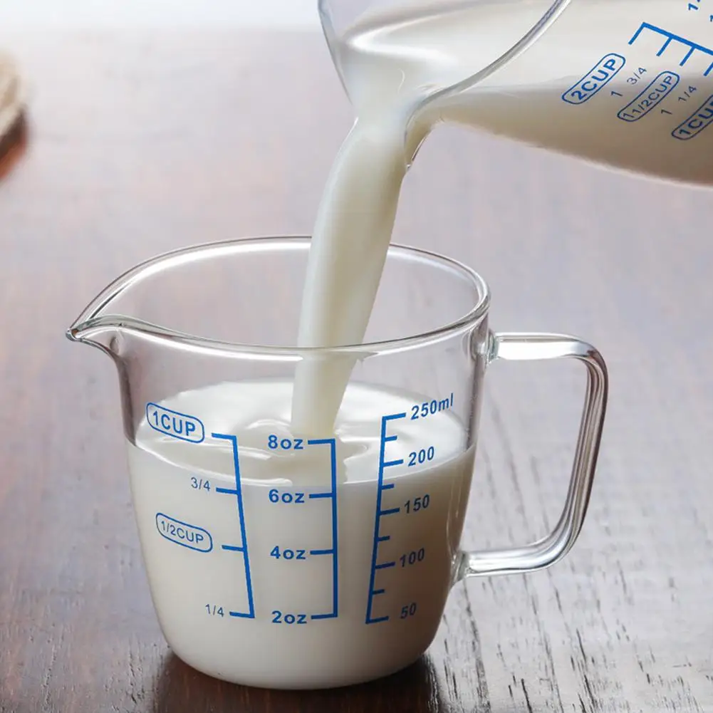 250ml 500ml Heat-resisting Premium Reinforced Glass Measuring Cup Milk Scale Microwave Measure Jug with blue Measurement Digital
250ml 500ml Heat-resisting Premium Reinforced Glass Measuring Cup Milk Scale Microwave Measure Jug with blue Measurement Digital