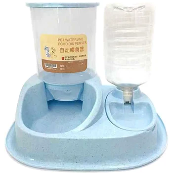 Cat Dog Automatic Feeders Set Drinker Fountain Big Capacity Detachab Auto Pet Water Dispenser Pet Feeding Drinking Bowl-Blue
Cat Dog Automatic Feeders Set Drinker Fountain Big Capacity Detachab Auto Pet Water Dispenser Pet Feeding Drinking Bowl-Blue
