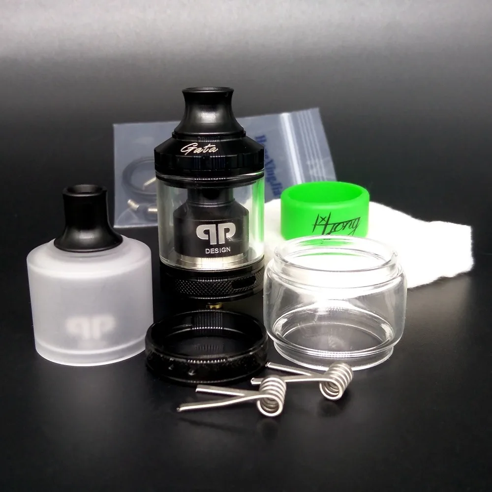 QP GATA RTA Atomizer RTA Drop MTL Tank Rebuildable Dripping Atomizer For Electronic Cigarette Vape Box Mod Mods W/ Wire Cotton
QP GATA RTA Atomizer RTA Drop MTL Tank Rebuildable Dripping Atomizer For Electronic Cigarette Vape Box Mod Mods W/ Wire Cotton