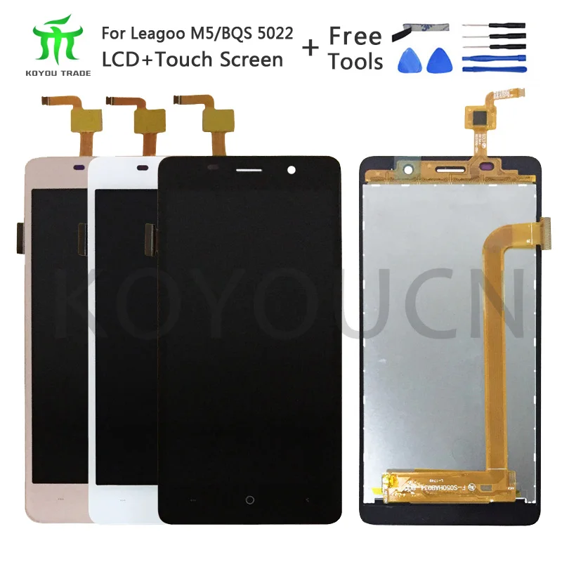 5.0" For Leagoo M5 BQS 5022 LCD Display and Touch Screen 100% tested Screen Digitizer Assembly Repair Parts + tools
5.0" For Leagoo M5 BQS 5022 LCD Display and Touch Screen 100% tested Screen Digitizer Assembly Repair Parts + tools