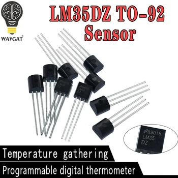 10PCS LM35DZ TO92 LM35 TO-92 LM35D Precision Centigrade Temperature Sensors
10PCS LM35DZ TO92 LM35 TO-92 LM35D Precision Centigrade Temperature Sensors