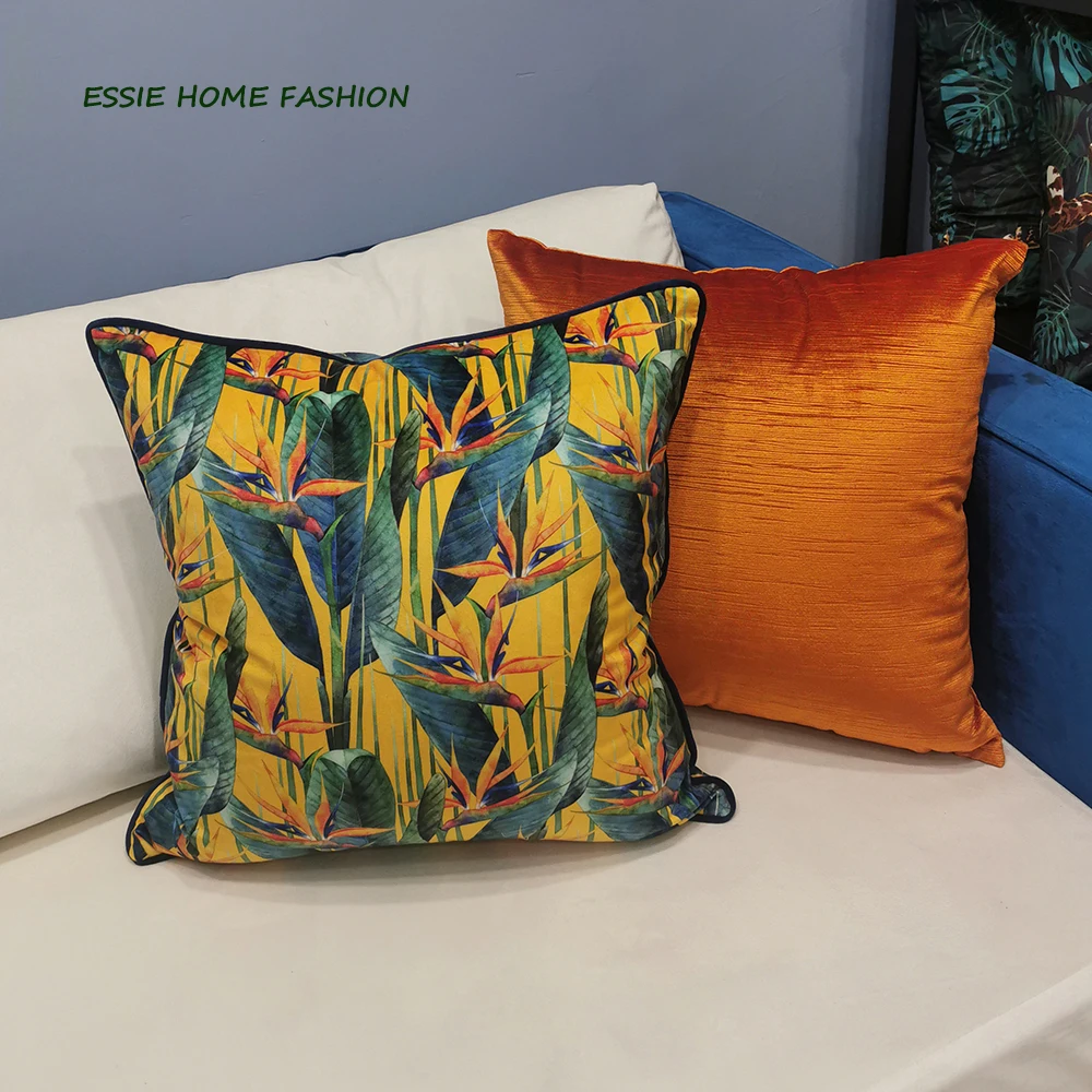 ESSIE HOME наволочка для подушки с тропическими растениями птицей рай Желтая подушка с окантовкой наволочка для подушки
ESSIE HOME наволочка для подушки с тропическими растениями птицей рай Желтая подушка с окантовкой наволочка для подушки