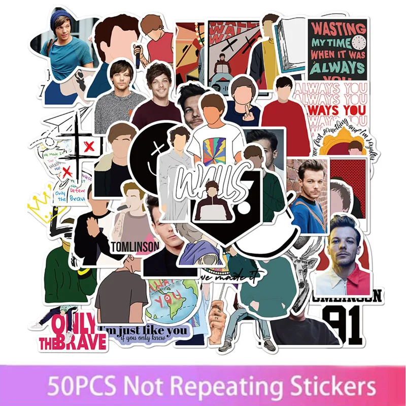 50 1D member British singer Tomlinson graffiti suitcase laptop waterproof stickers
50 1D member British singer Tomlinson graffiti suitcase laptop waterproof stickers