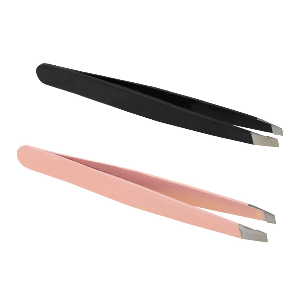 2 Colors Lady Eyebrow Tweezers Hair Removal Stainless Steel Beauty Slant Tip Eyebrow Clip Women Girls Cosmetic Makeup Tool
2 Colors Lady Eyebrow Tweezers Hair Removal Stainless Steel Beauty Slant Tip Eyebrow Clip Women Girls Cosmetic Makeup Tool