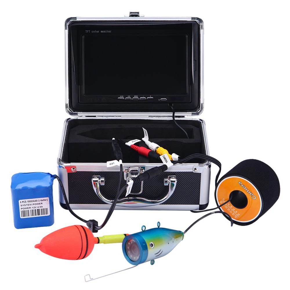 50m Cable 7" Monitor 1000TVL IP68 Waterproof Camera With 12pcs LEDS Lights Fish Finder Underwater Fishing System DVR Recorder
50m Cable 7" Monitor 1000TVL IP68 Waterproof Camera With 12pcs LEDS Lights Fish Finder Underwater Fishing System DVR Recorder