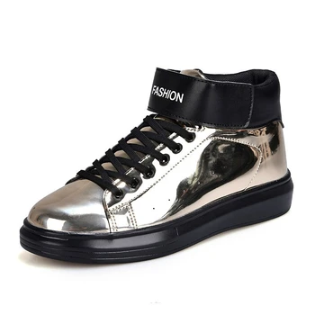 New Cool Mens Sequin Leather Rock Shoes Men Casual Shoes Fashion High Top Mens Sneakers Casual Comfortable Male Footwear Zapatos
New Cool Mens Sequin Leather Rock Shoes Men Casual Shoes Fashion High Top Mens Sneakers Casual Comfortable Male Footwear Zapatos
