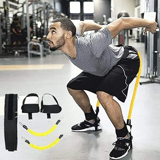 Vertical Jump Trainer Bounce Trainer Training Device, Leg Strength Training Bands for Agility Strength Speed Fitness Basketball
Vertical Jump Trainer Bounce Trainer Training Device, Leg Strength Training Bands for Agility Strength Speed Fitness Basketball