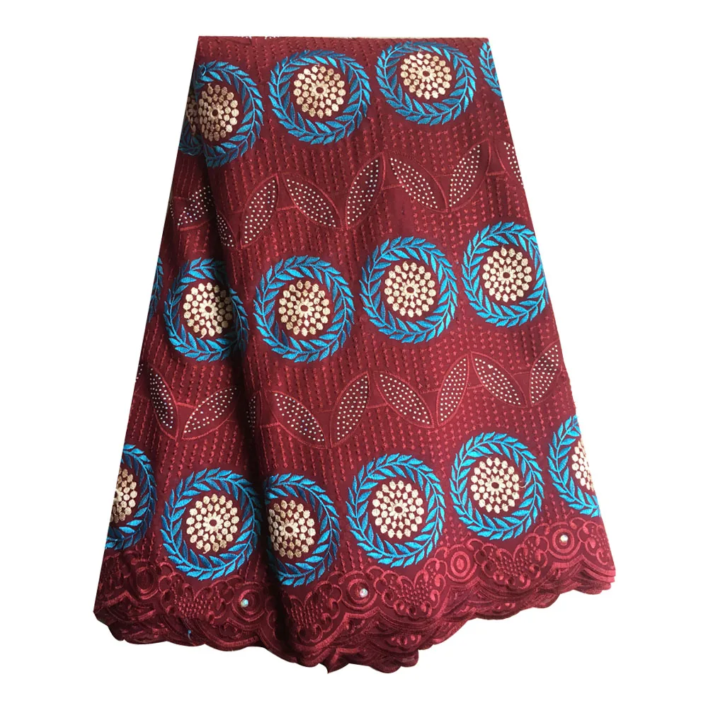 Wine swiss voile lace-50775
