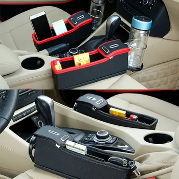 The right side of the black car seat storage folder box PU leather multifunctional mobile phone storage box with beverage cup ho
The right side of the black car seat storage folder box PU leather multifunctional mobile phone storage box with beverage cup ho