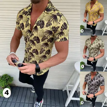 2019 Summer New Casual Men Floral Print Turn-down Collar Short Sleeve Muscle Tee Hawaiian Male Printed Shirt Fashion Top 3XL
2019 Summer New Casual Men Floral Print Turn-down Collar Short Sleeve Muscle Tee Hawaiian Male Printed Shirt Fashion Top 3XL